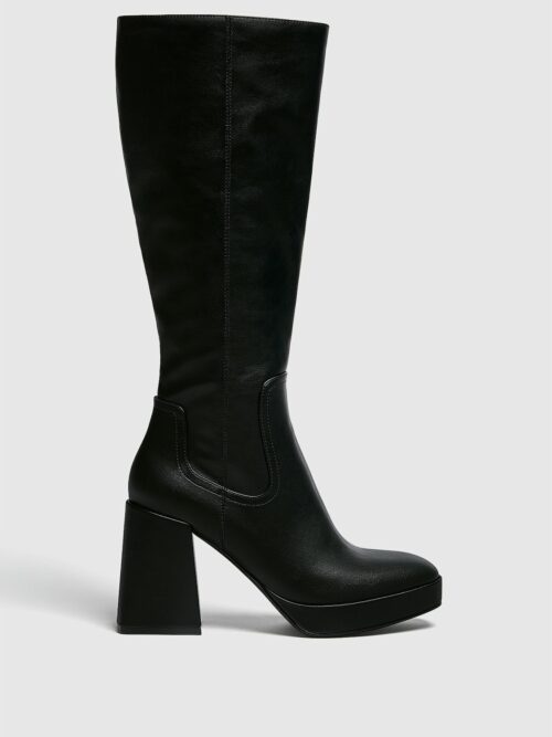 Knee-High Heeled Boots